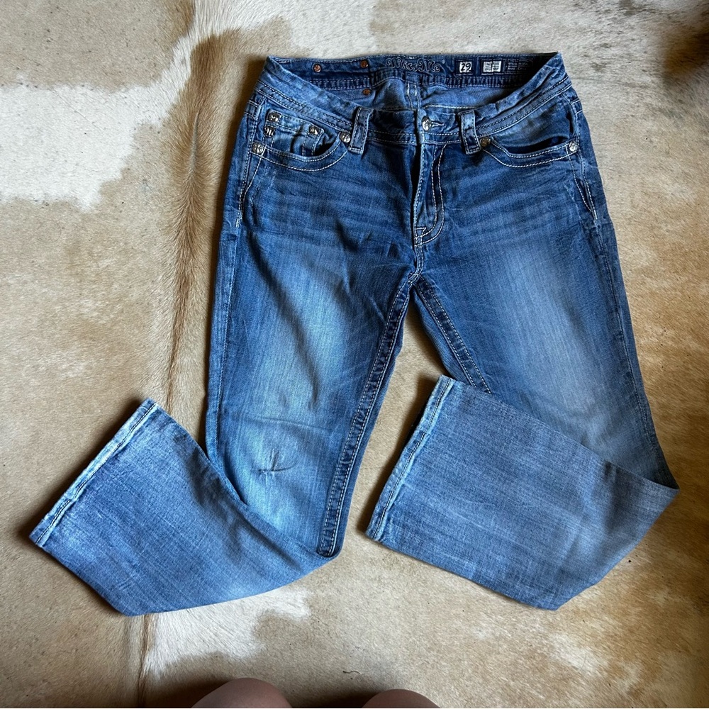 Miss Me Mid Rise Boot Cut Jeans - 29